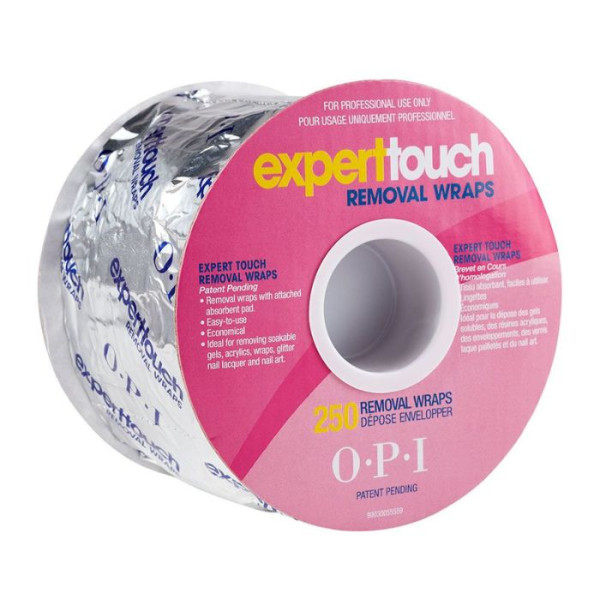 Feuilles aluminium removal wraps Expert Touch OPI x250