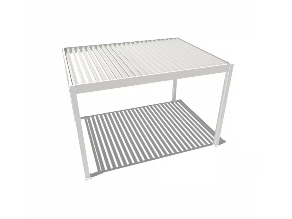 Orion Deluxe 300x400cm elektrische LED overkapping - wit