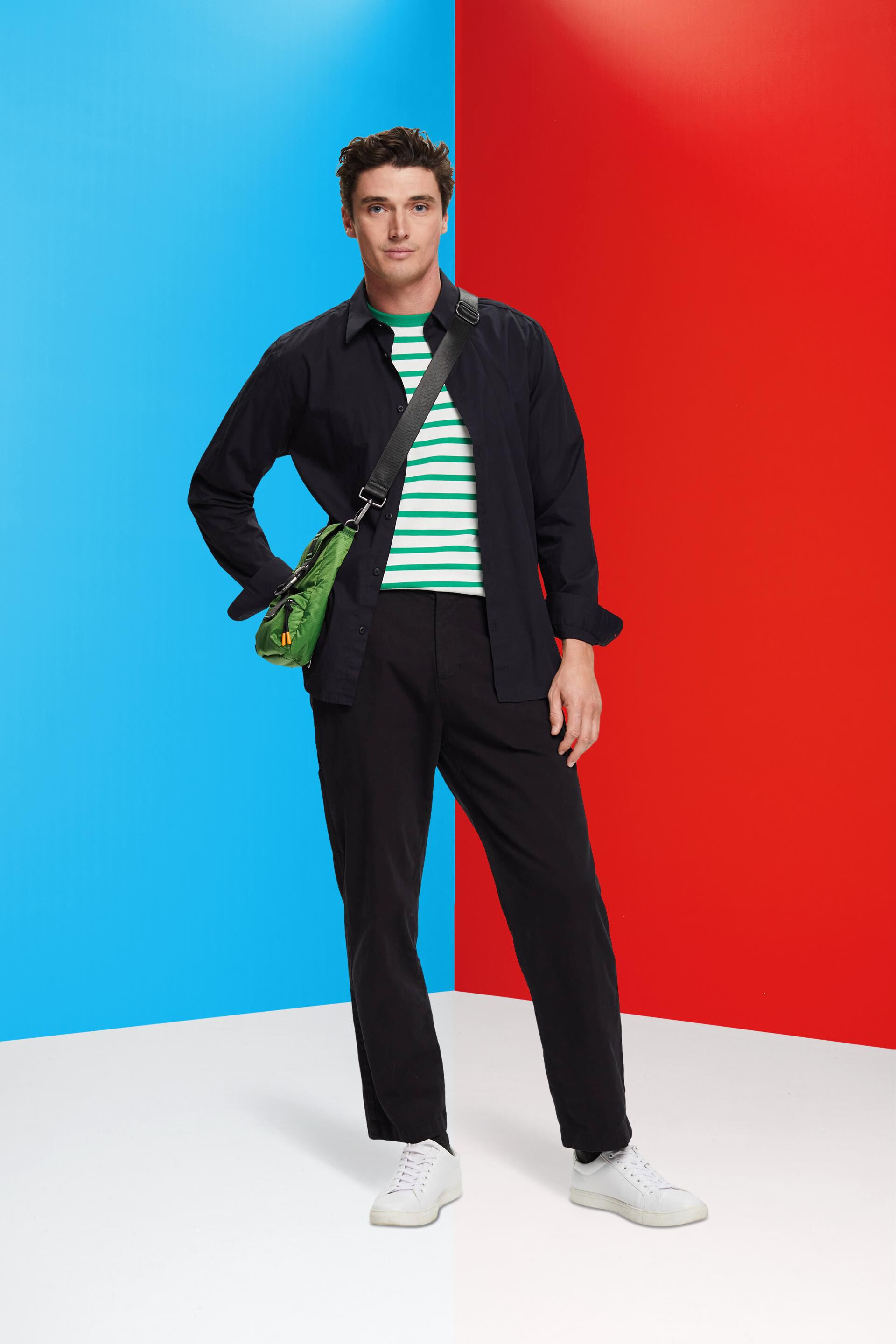 Chemise en coton de coupe Slim Fit