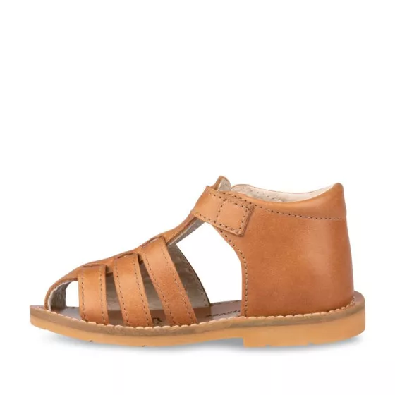 Sandales COGNAC FREEMOUSS BOY CUIR