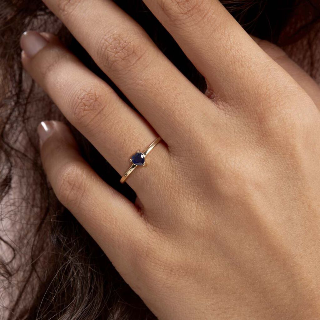 Bague Lissounia Or Jaune Saphir