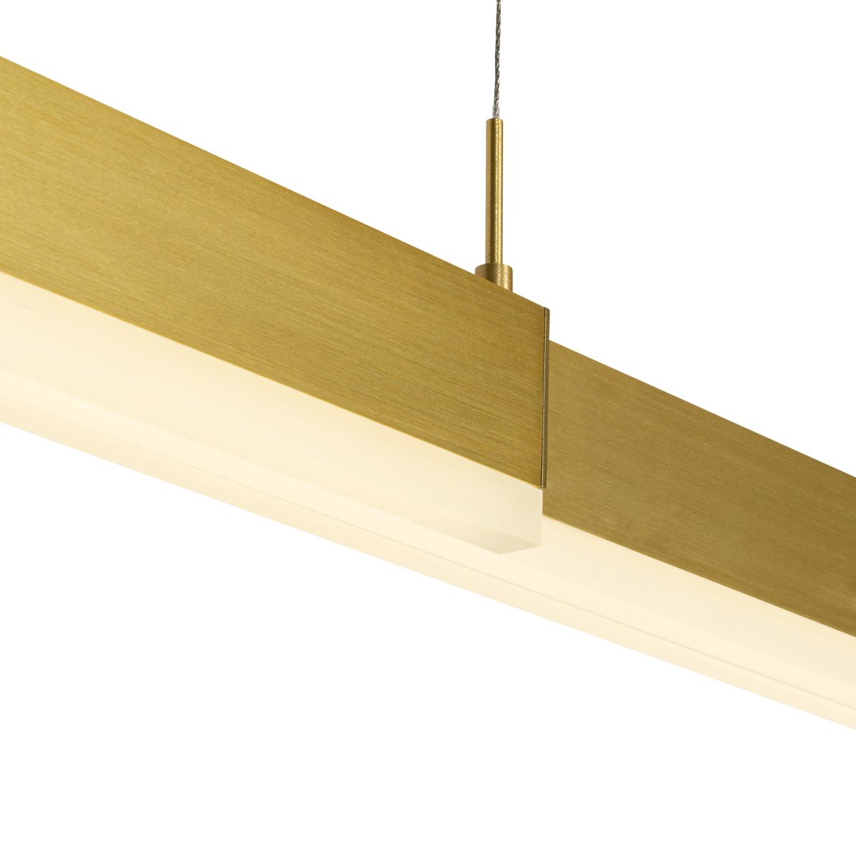 Moderne verstelbare hanglamp goud incl LED - Lamba