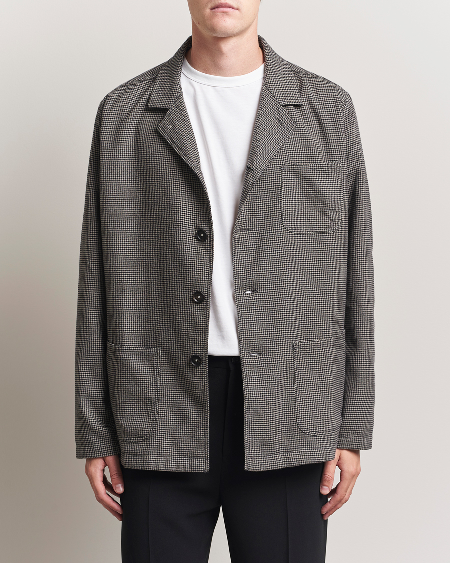Massimo Alba Florida Peach Cotton Shirt Jacket Smoke