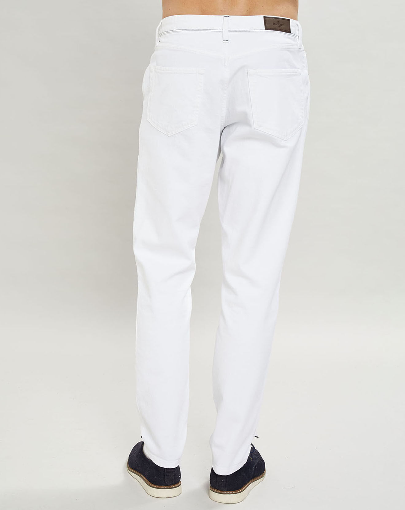 Hackett London Jean uni blanc