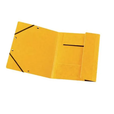 Herlitz Postmappe mit Gummizug A4 Pappe, gelb