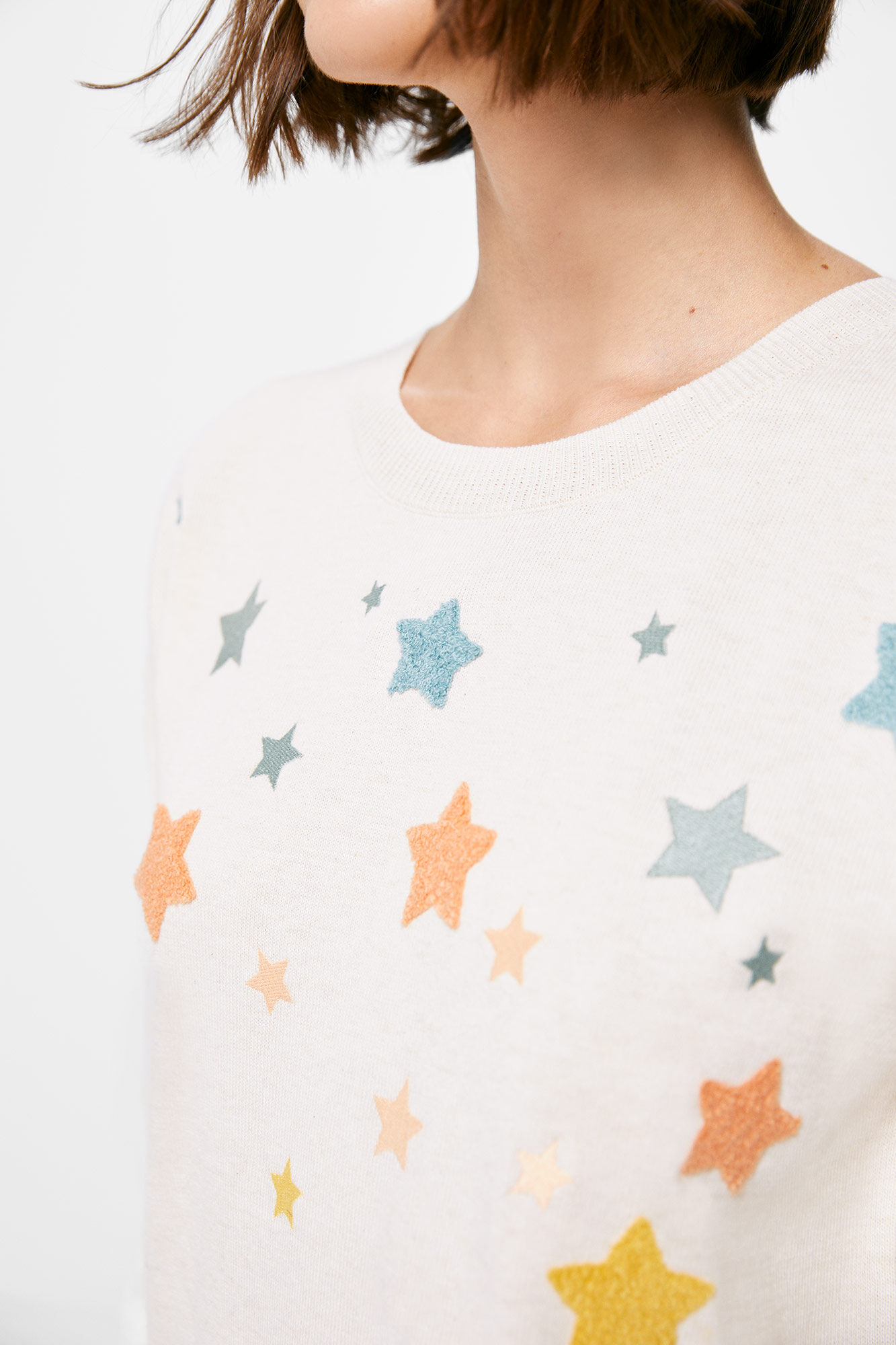 Camisa Stars de dois materiais