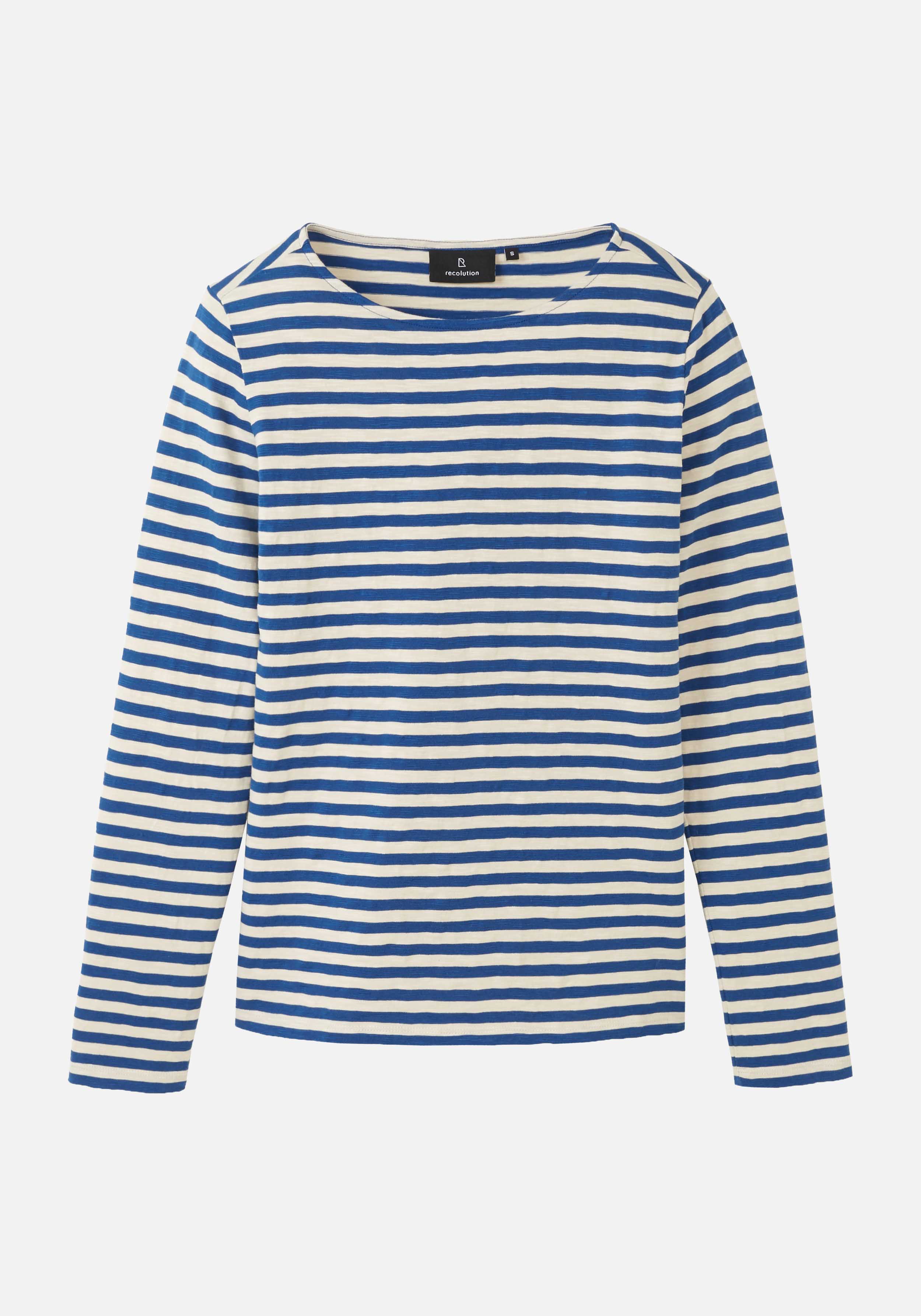 Recolution Longsleeve Iris Stripes Lapis Blue