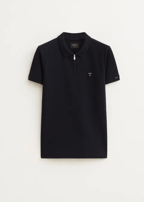 Twill polo blauw (BLW.D)