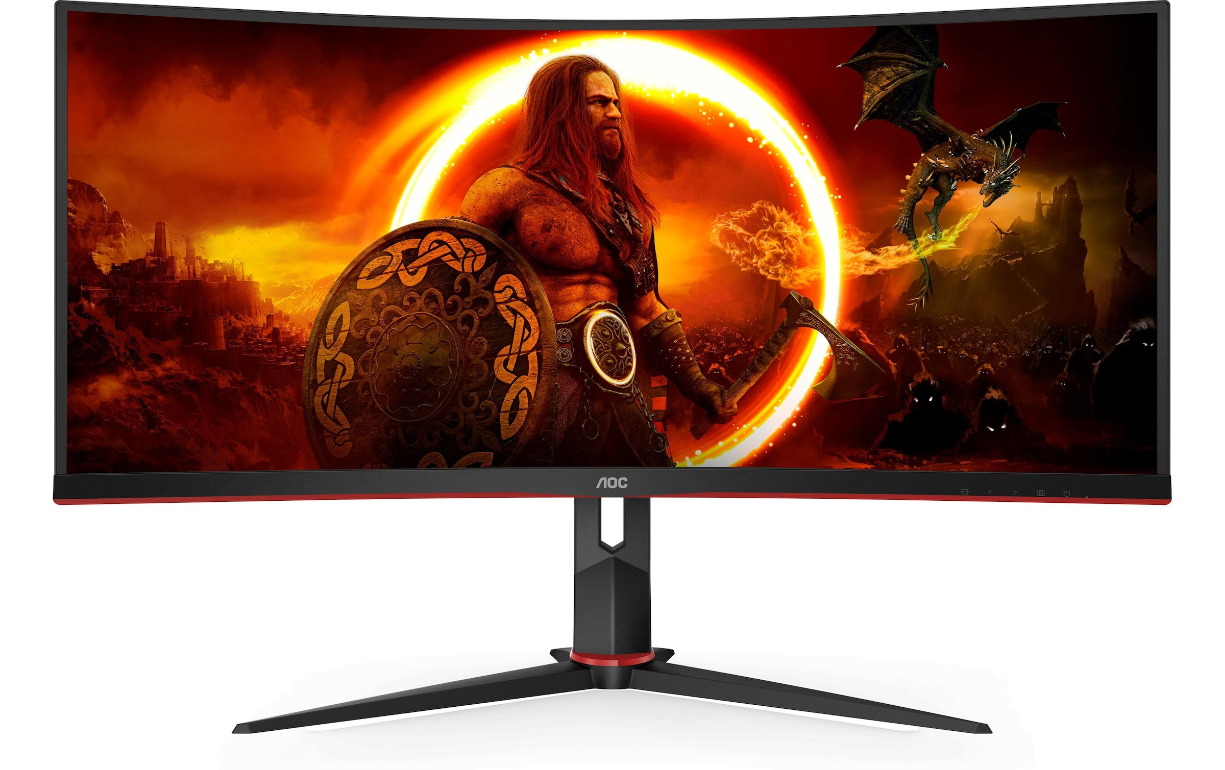 AOC Gaming-Monitor »CU34G2XP/BK« 86,36 cm/34 ″  3440 x 1440 px UWQHD 180 Hz