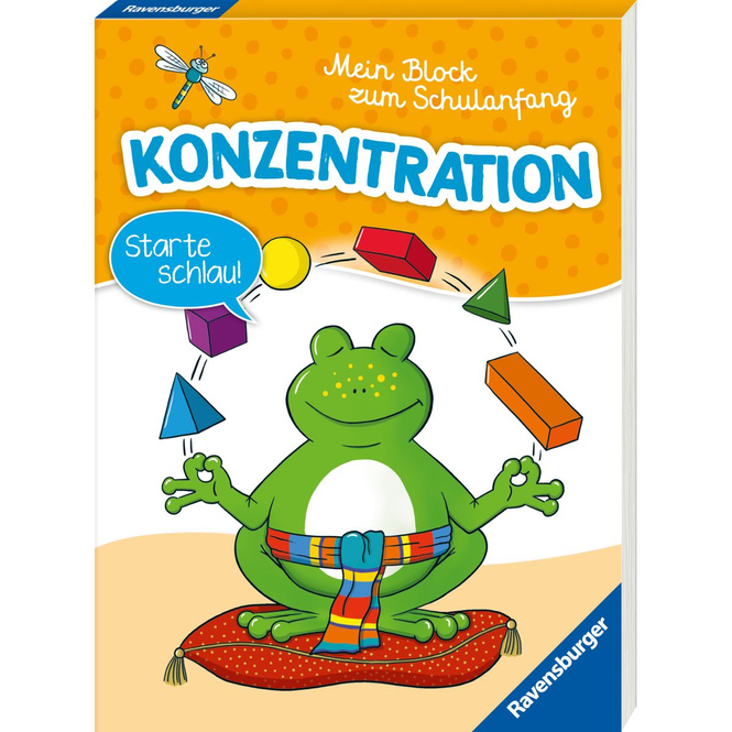 Mein Block zum Schulanfang - Konzentration - Starte schlau!