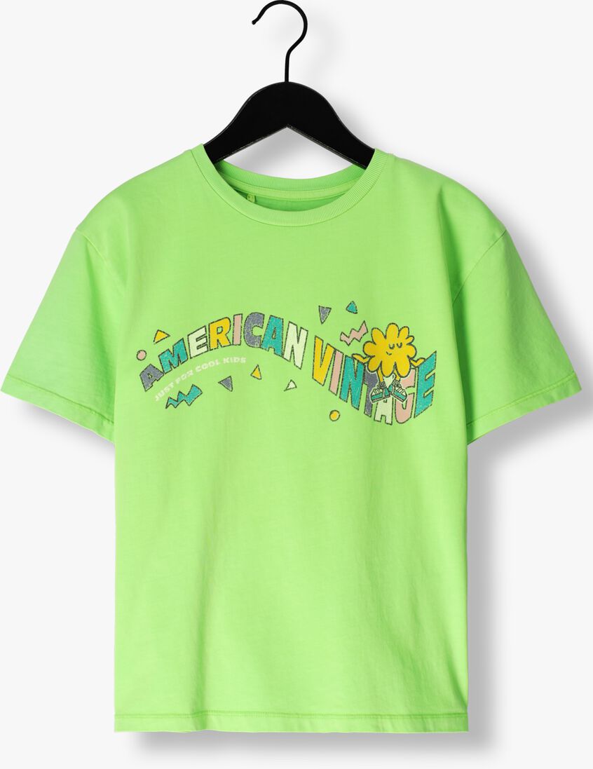 AMERICAN VINTAGE groene american vintage t-shirt fizvalley