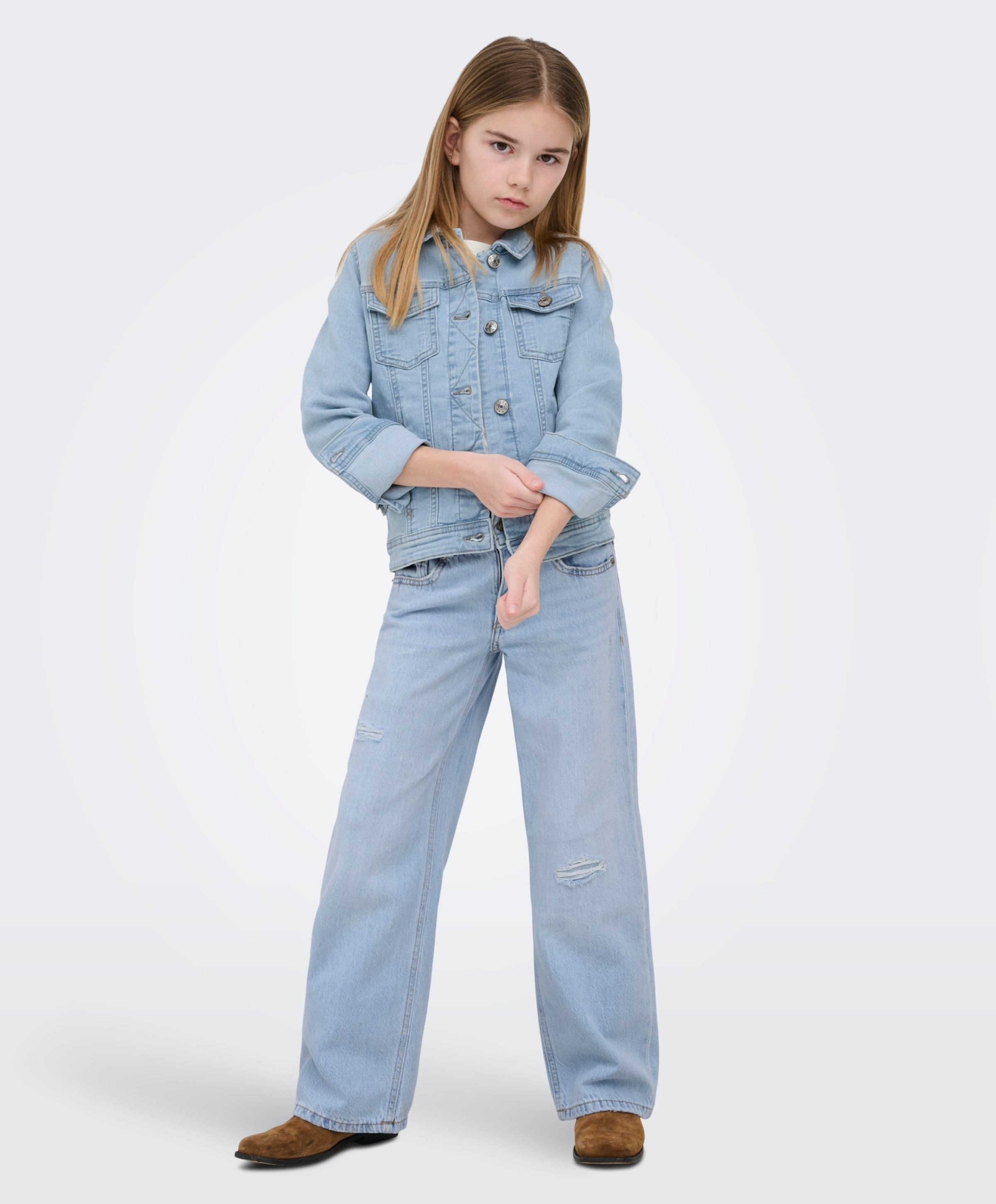 Only Jeansjack blauw