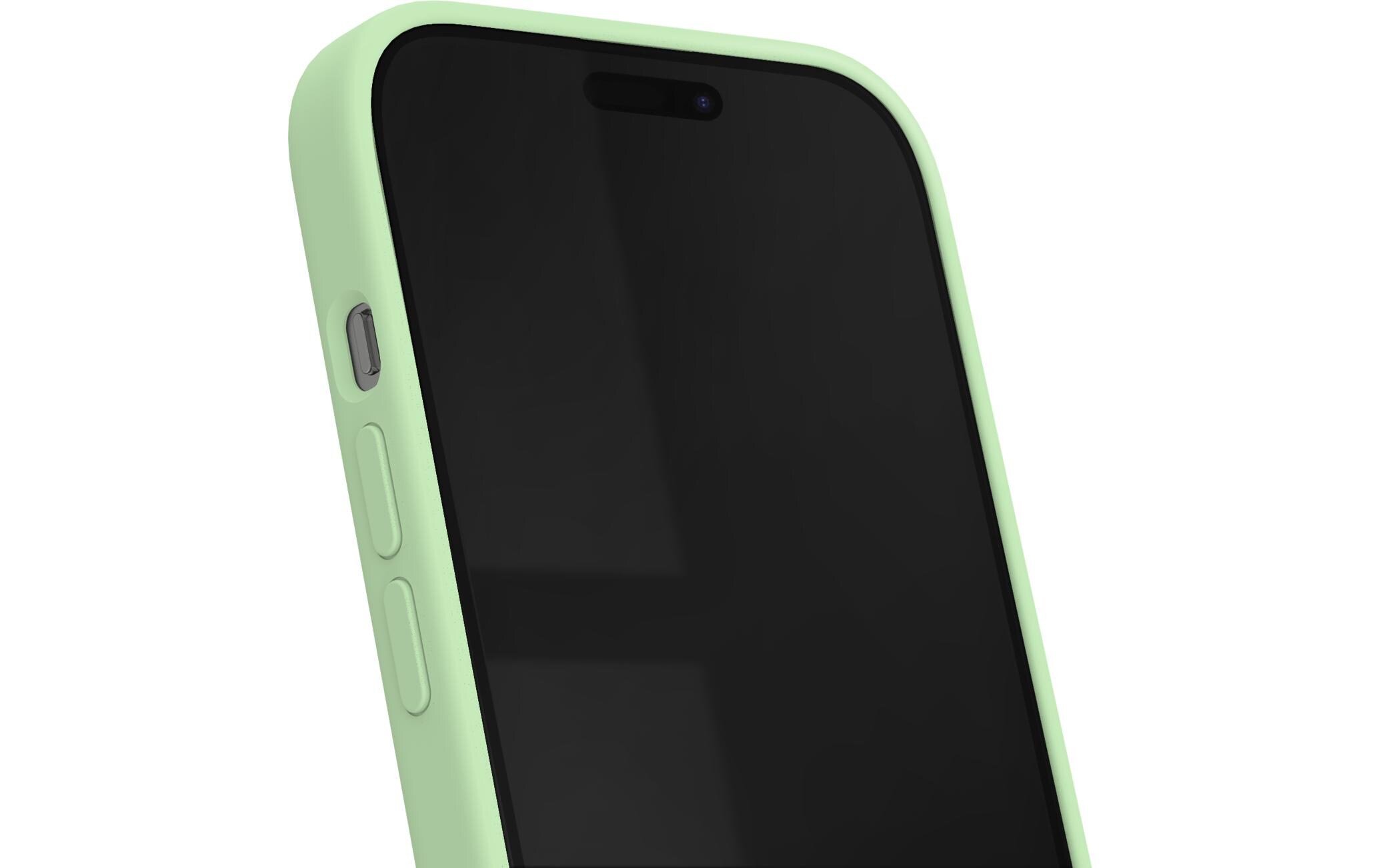 Silicone iPhone 15 Pro MintSilikon-Backcover für das Apple iPhone 15 Pro
