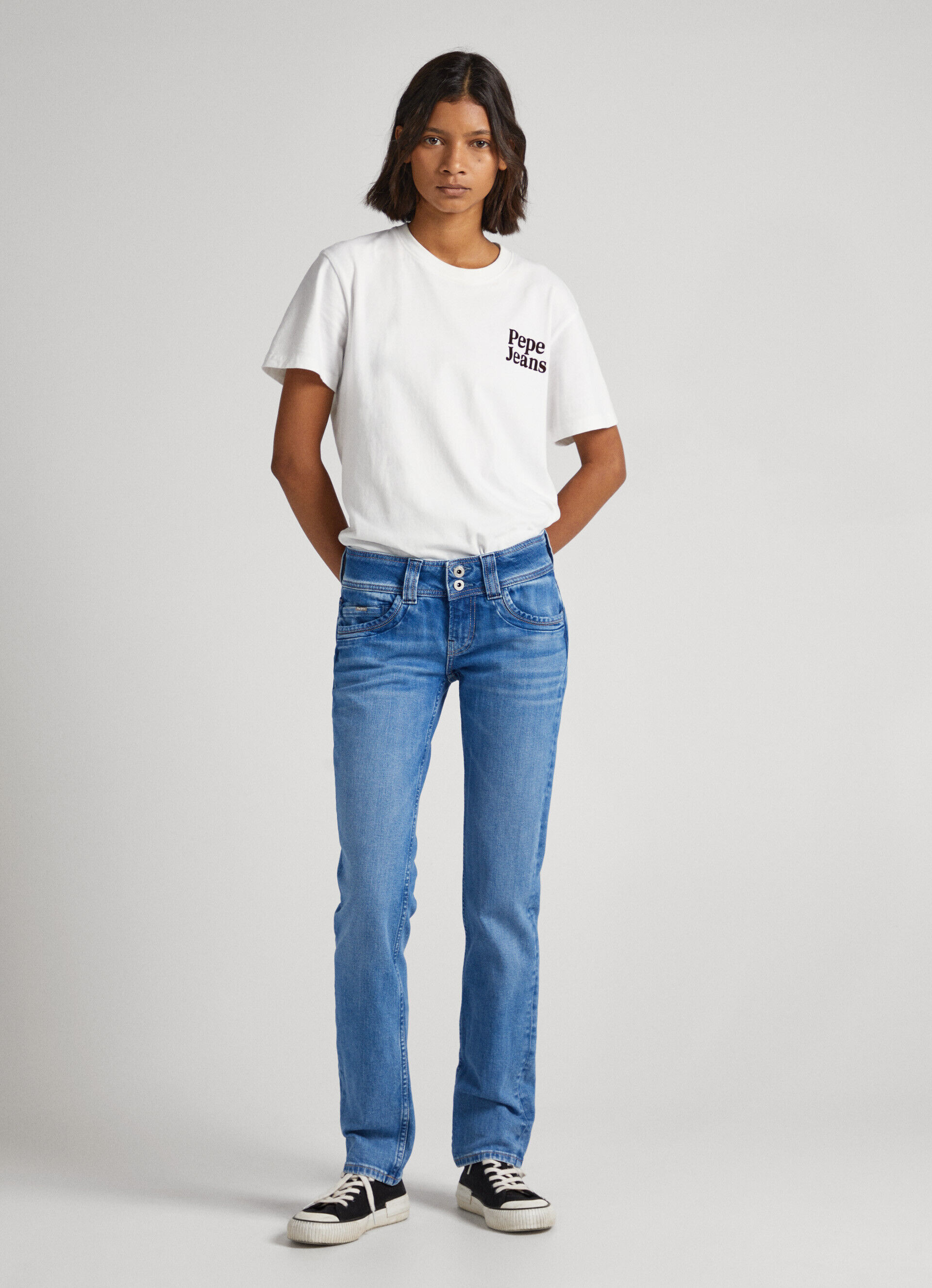Calça jeans Gen Fit Regular de cintura média - jeans