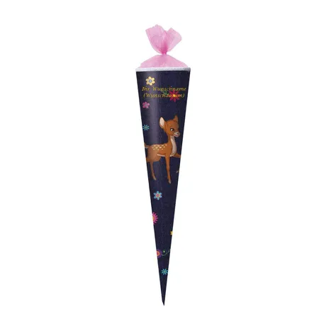 Herlitz Schultüte Rehkitz, rund, 70 cm