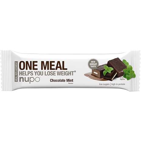 Måltidserstatningsbar m. chokolade og mint