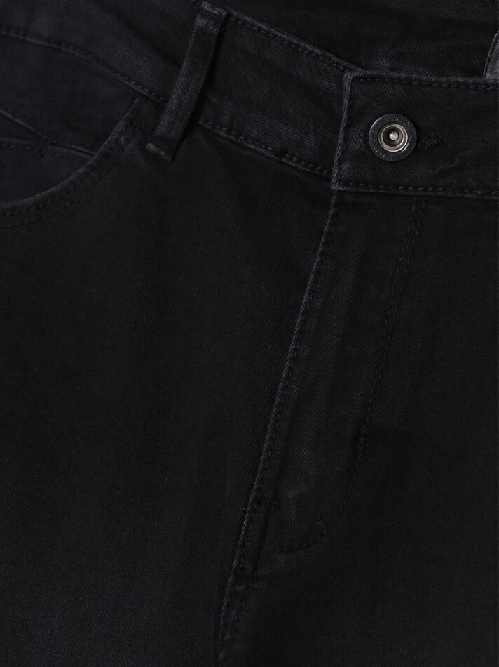 Calça jeans push-up - Preto mesclado