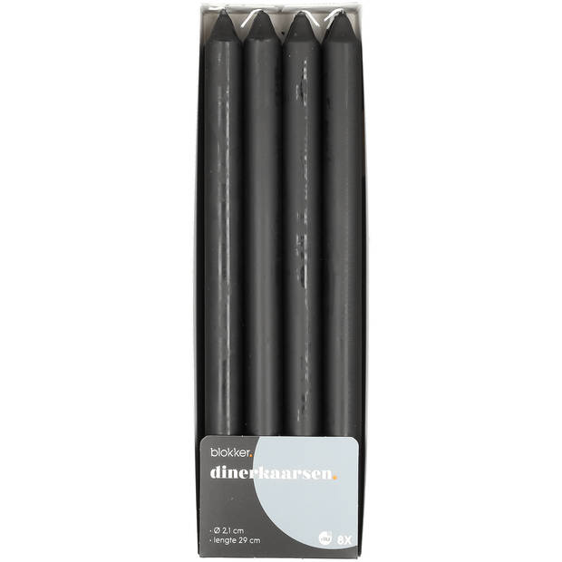 Blokker Dinerkaars - 29 cm - Zwart