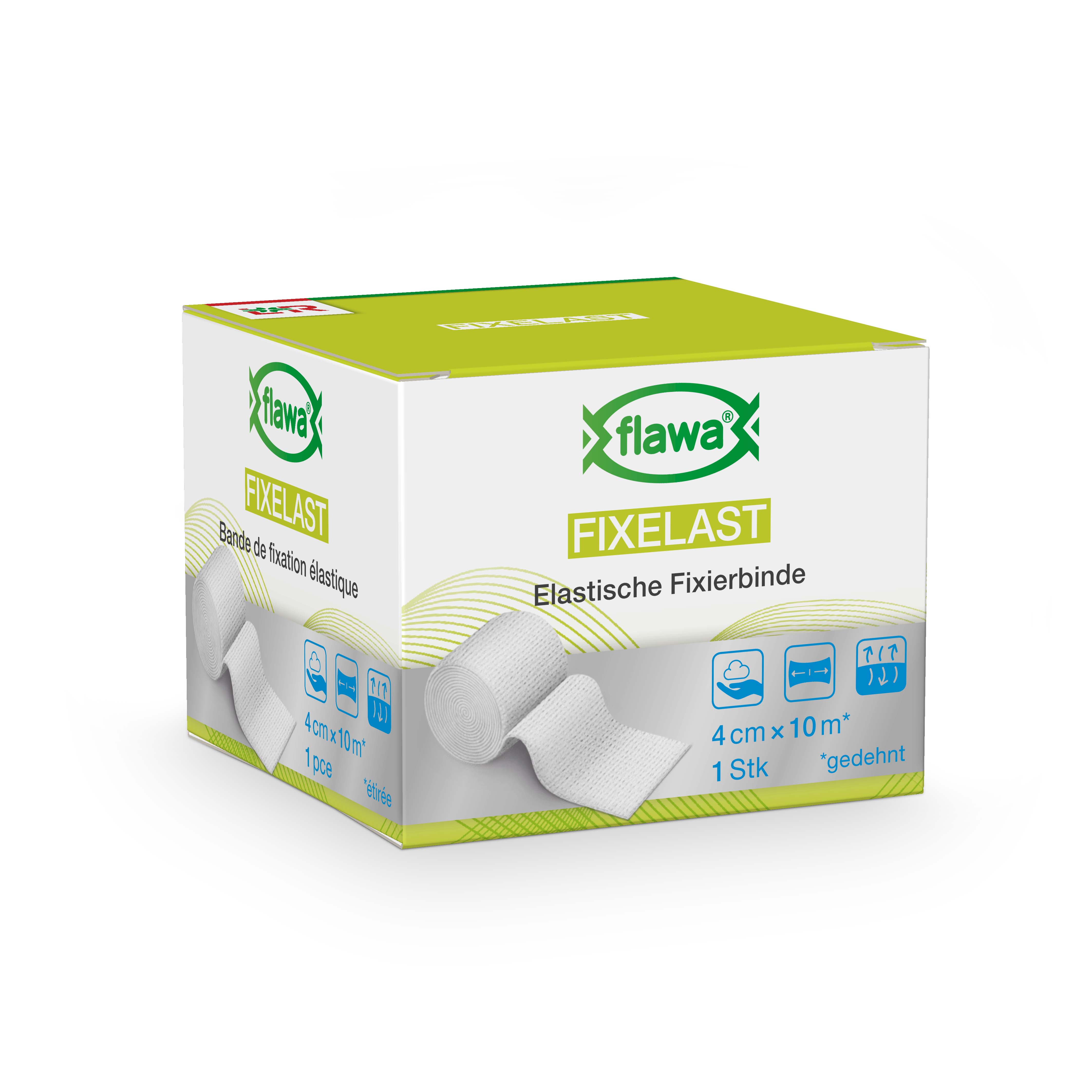 FLAWA Fixelast Fixierbinde 4cmx10m 1 Stk