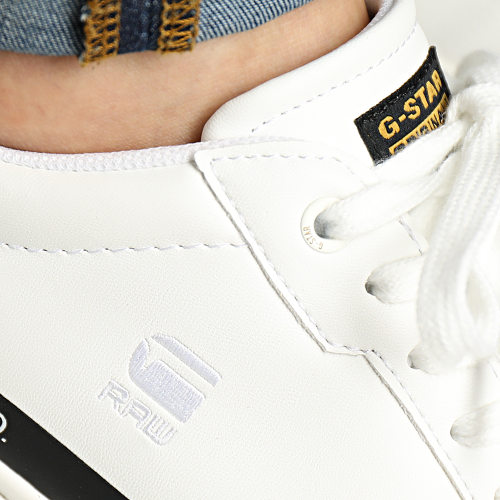Baskets Cadet Leather Logo 2312-002523 White Black