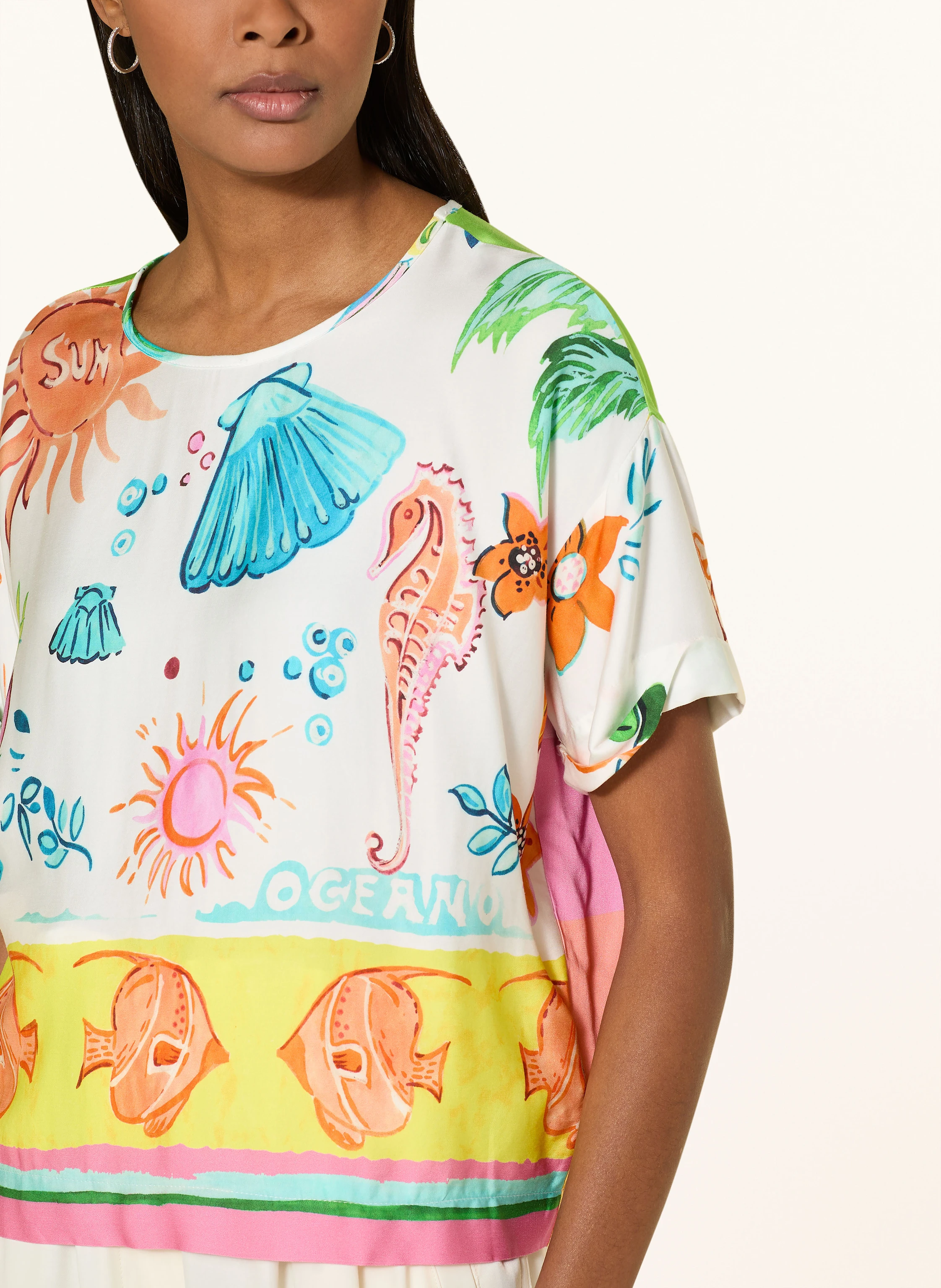 Emily VAN DEN BERGH Blusenshirt aus Satin