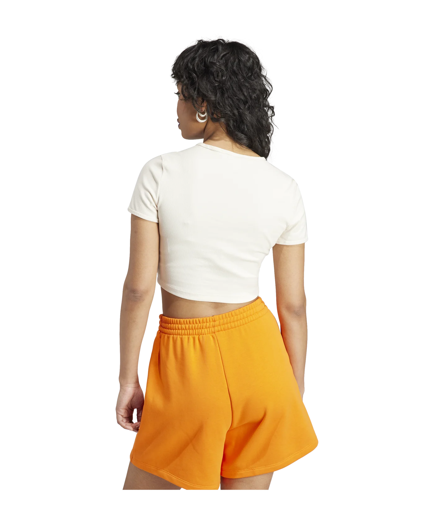 adidas Originals RIB T-Shirt Damen Beige