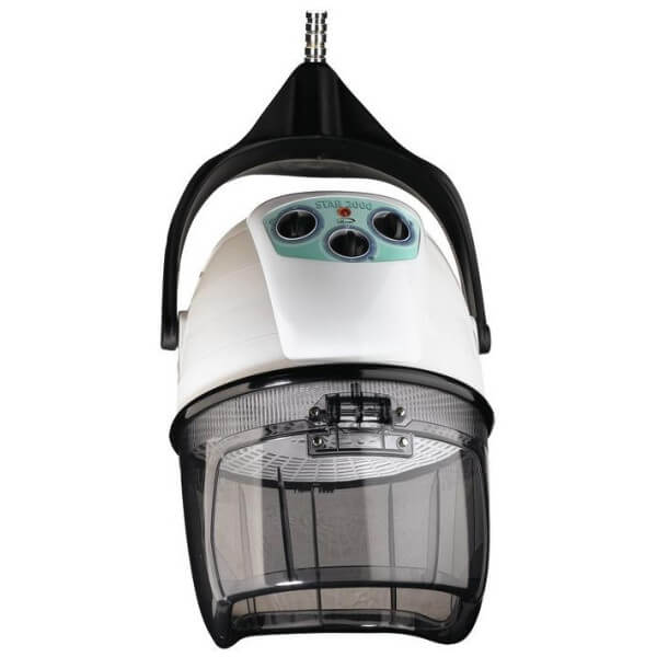 Casque de coiffure Star 2000 à fixer sur bras blanc
