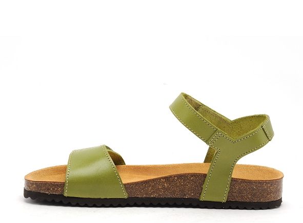 Spike nu pieds plats femme 105 vert