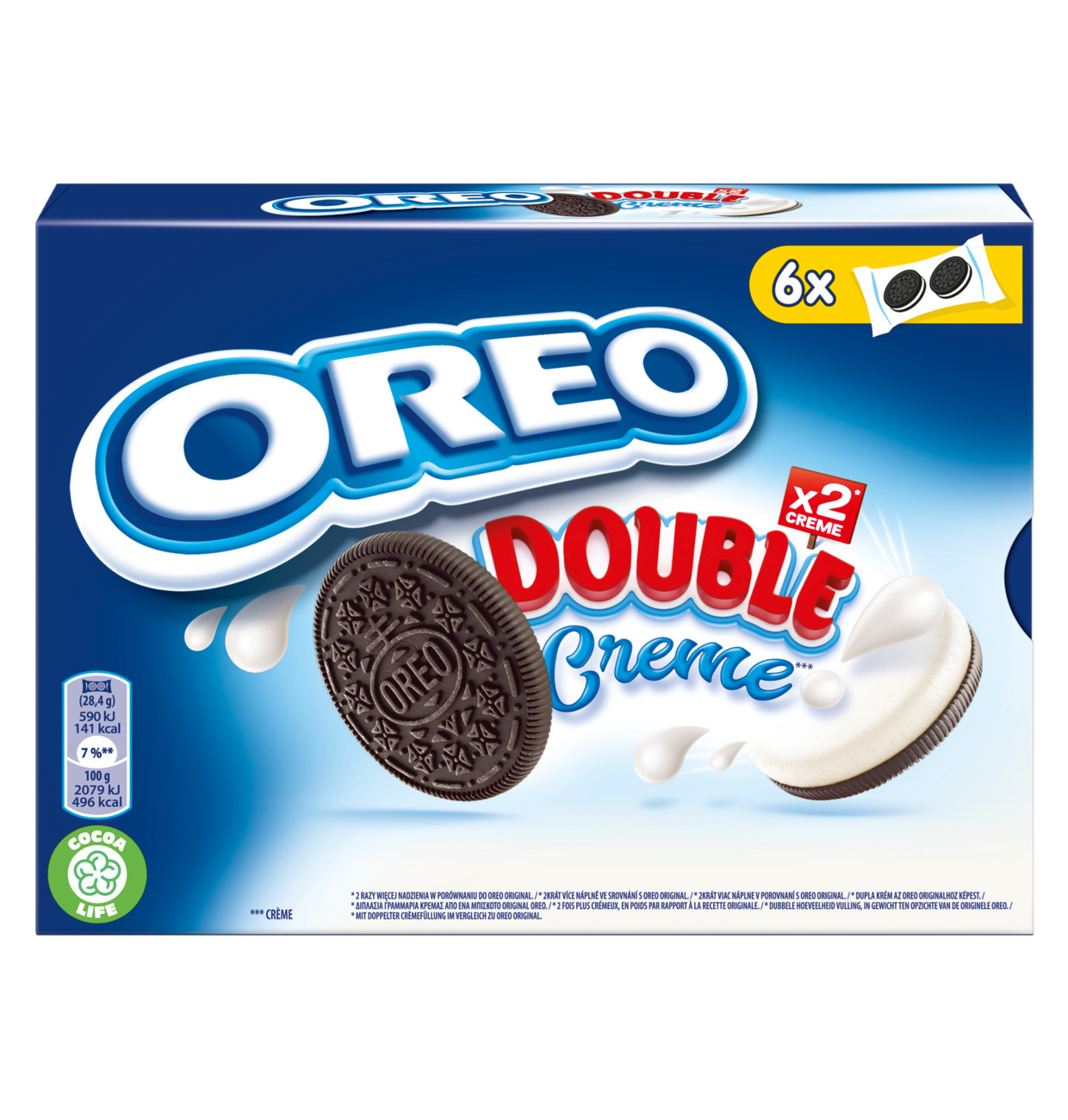 Oreo Doppelkekse Double Cream 170g MHD:31.10.25