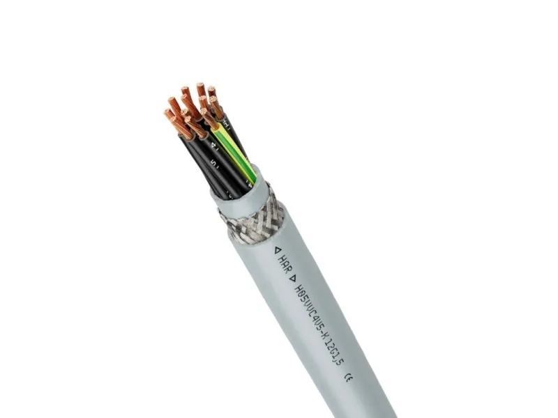 LAPP H05VVC4V5-K (NYSLYCYÖ-JZ) Styreledning 18 G 0.75 mm² Grå 35715/50 50 m