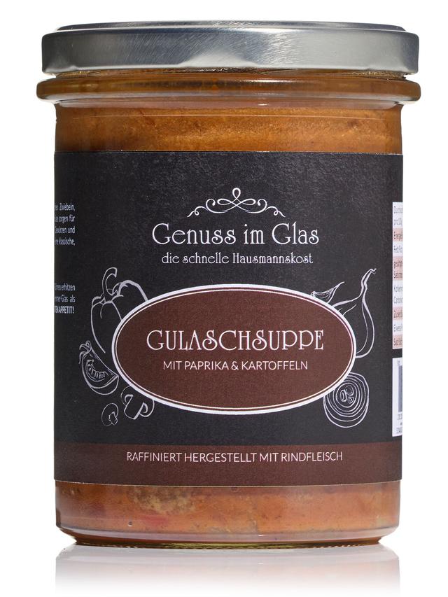 Genuss im Glas Gulaschsuppe 4er-Set