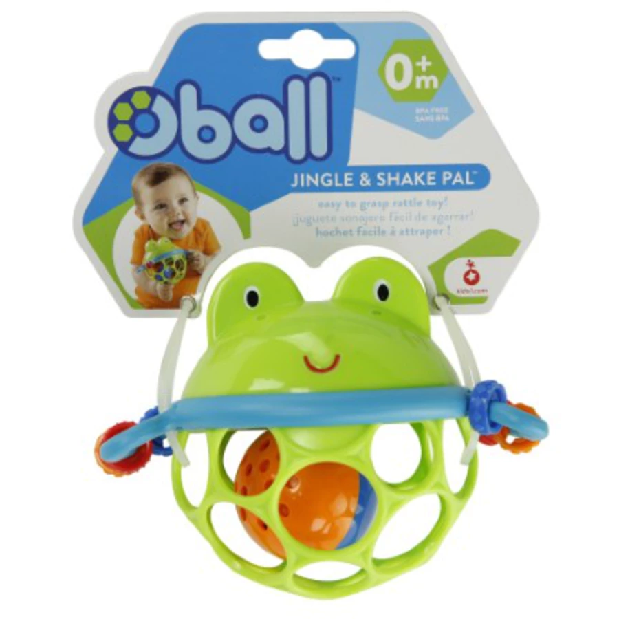 Oball Frosch Greifball mit Glockenball