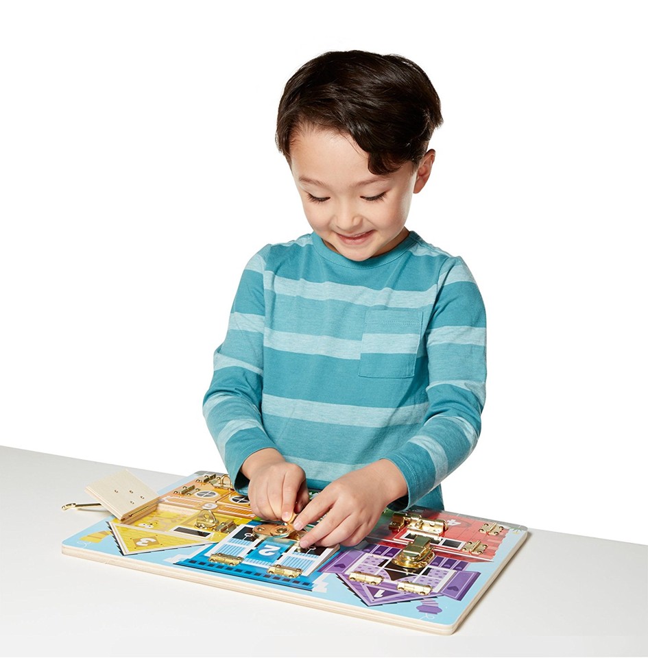 Melissa & Doug - Aktivitetstavle med låse