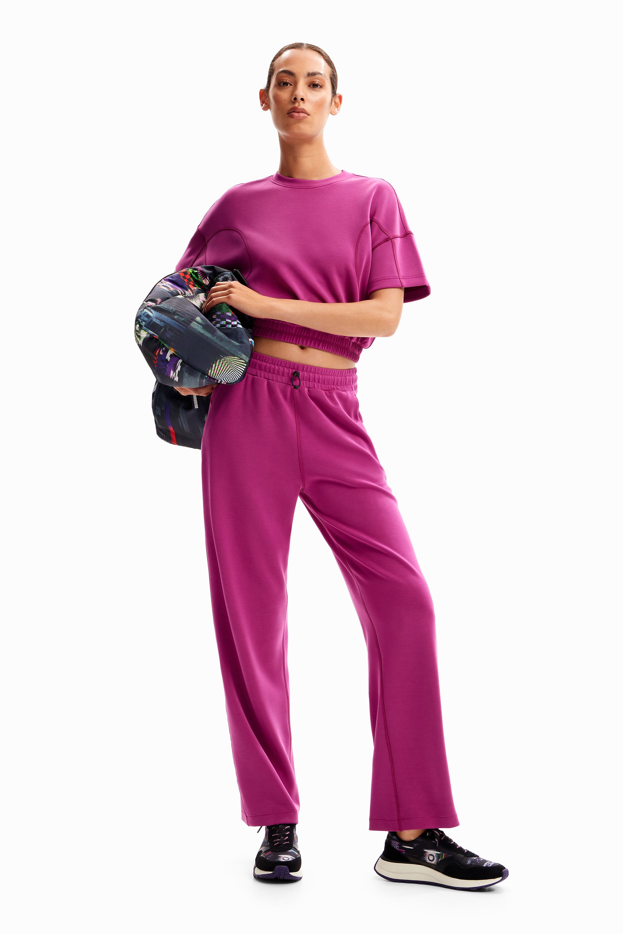 Pantalon wide leg sport