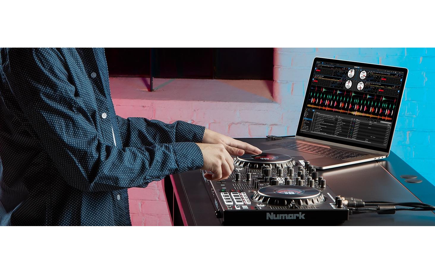 DJ-Controller NS4FX<br>Professioneller 2-Deck-DJ-Controller mit 4 Kanälen