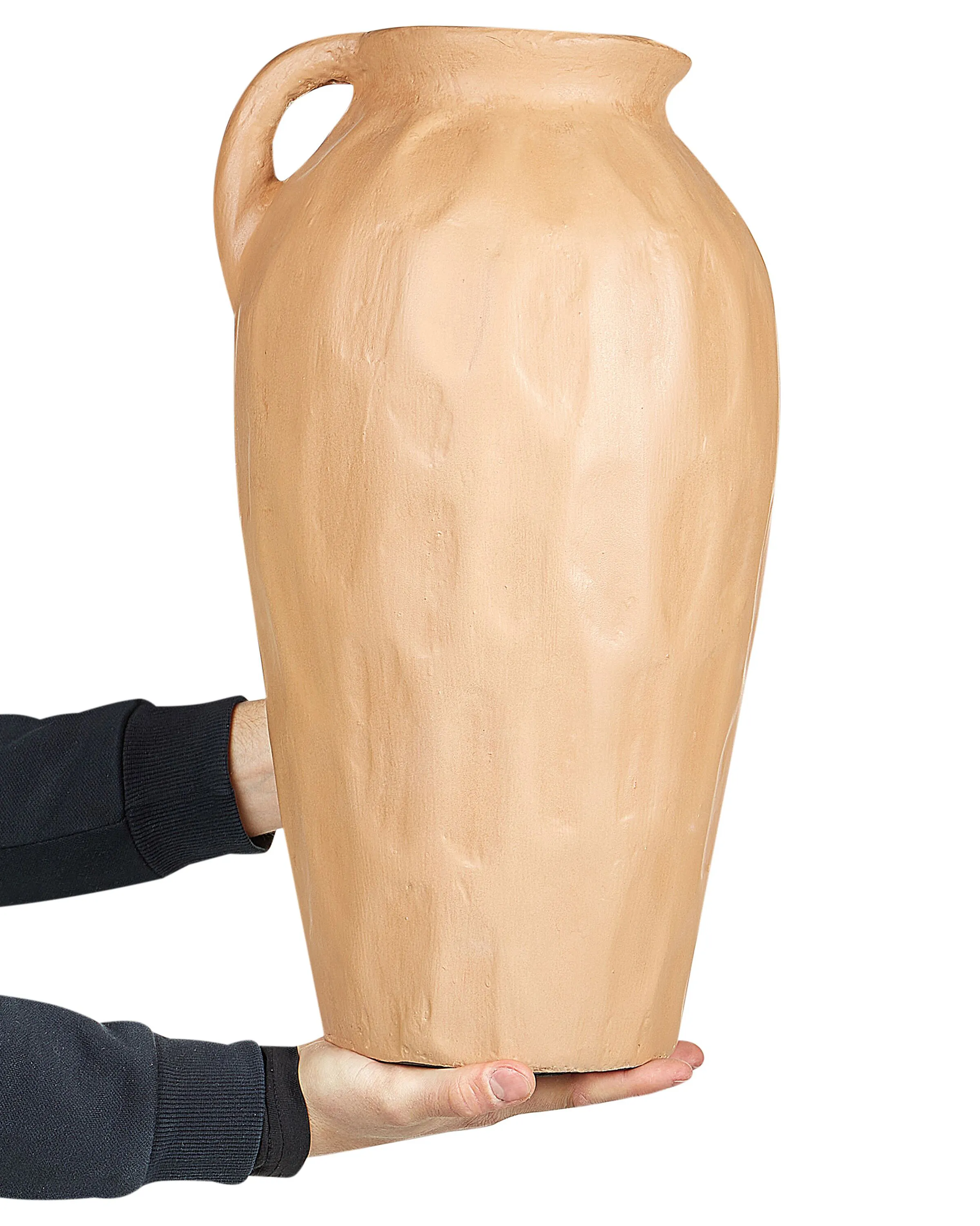 Decoratieve vaas TAIPING Keramiek 46 cm Zandbeige