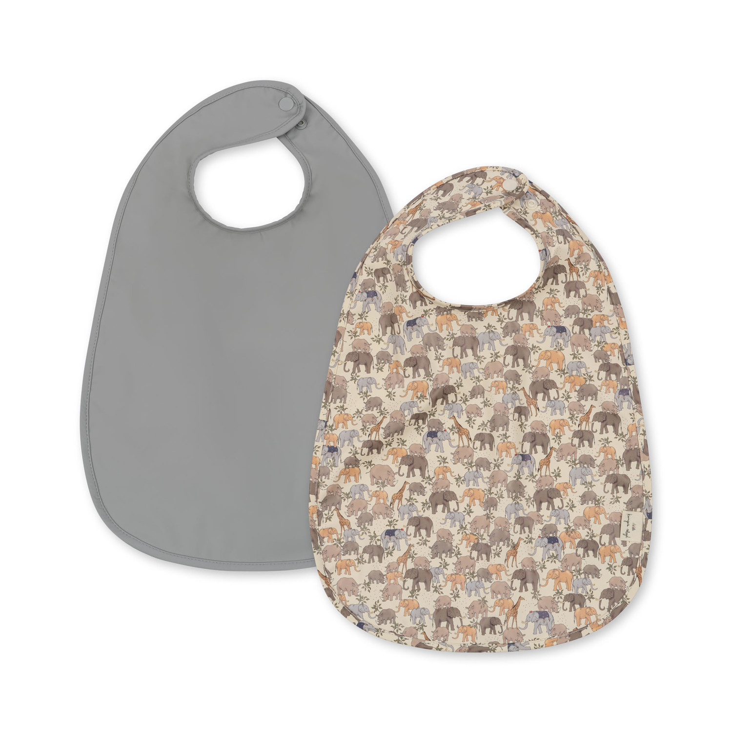 Konges Sløjd | 2 Pack Dinner Bib | Safari/High Rise