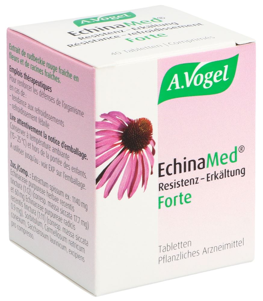 ECHINAMED forte Resistenz-Erkältung Tabletten Tabl Glas 40 Stk