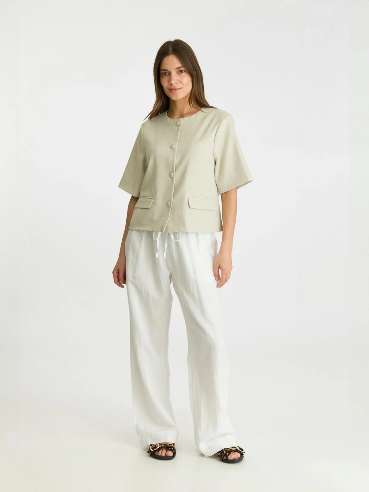 Neo Noir Rory Blazer Top