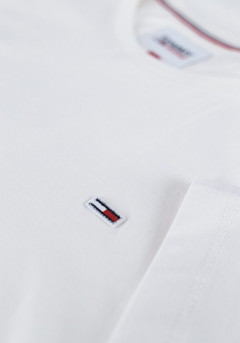 TOMMY JEANS witte tommy jeans t-shirt tjm classic jersey c neck
