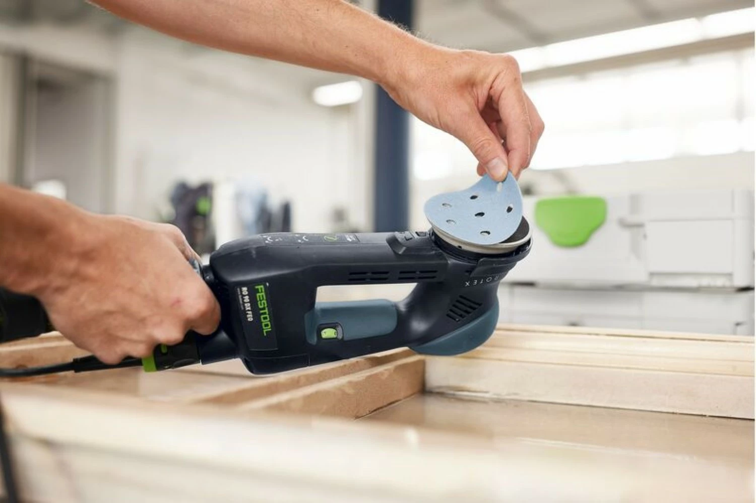 Festool 578196 Schuurschijven SYS-STF D90/V93 GR-Set in systainer