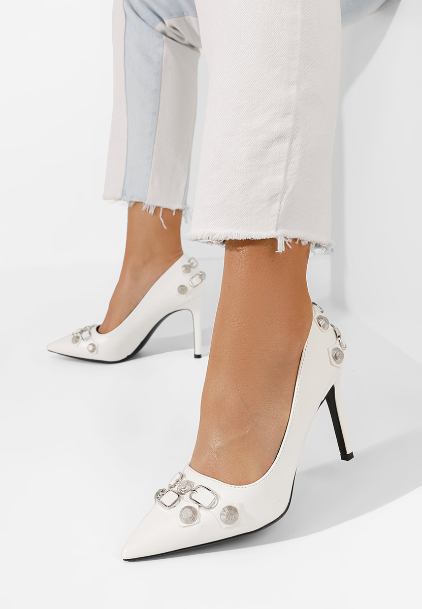 Chaussures stiletto blancs Supreme