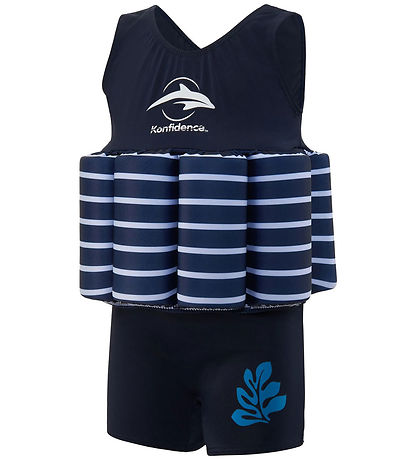 Konfidence Sv?mmedragt - UV40+ - Navy Blue/Breton