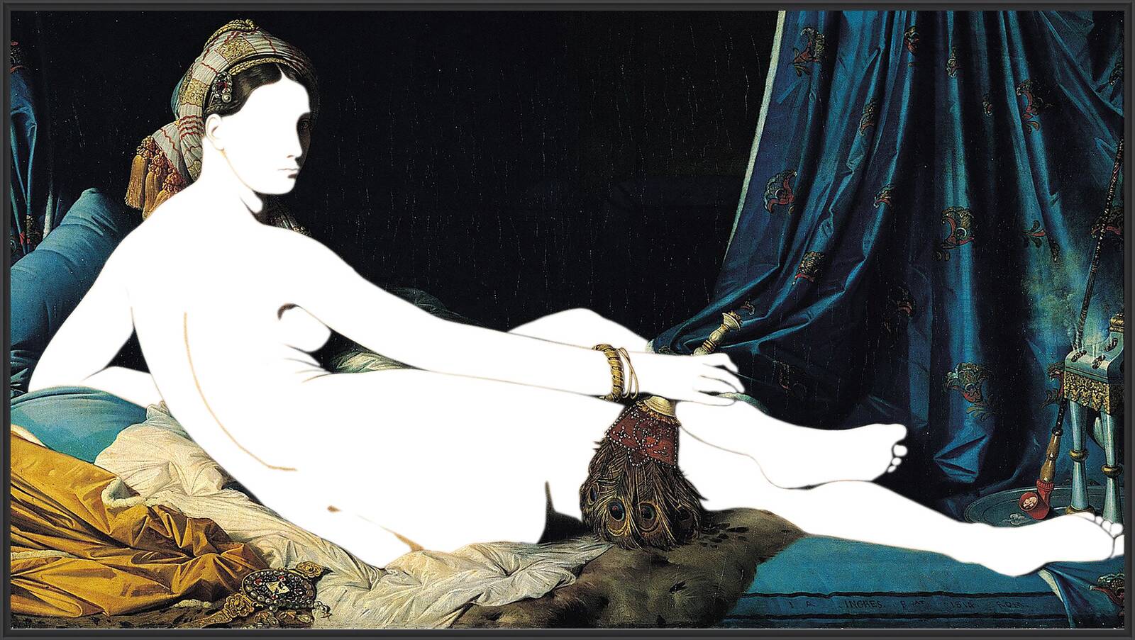 Ingres's La Grande Odalisque by Gazi Sansoy - Limited Edition. Edition of: 150. Signed.