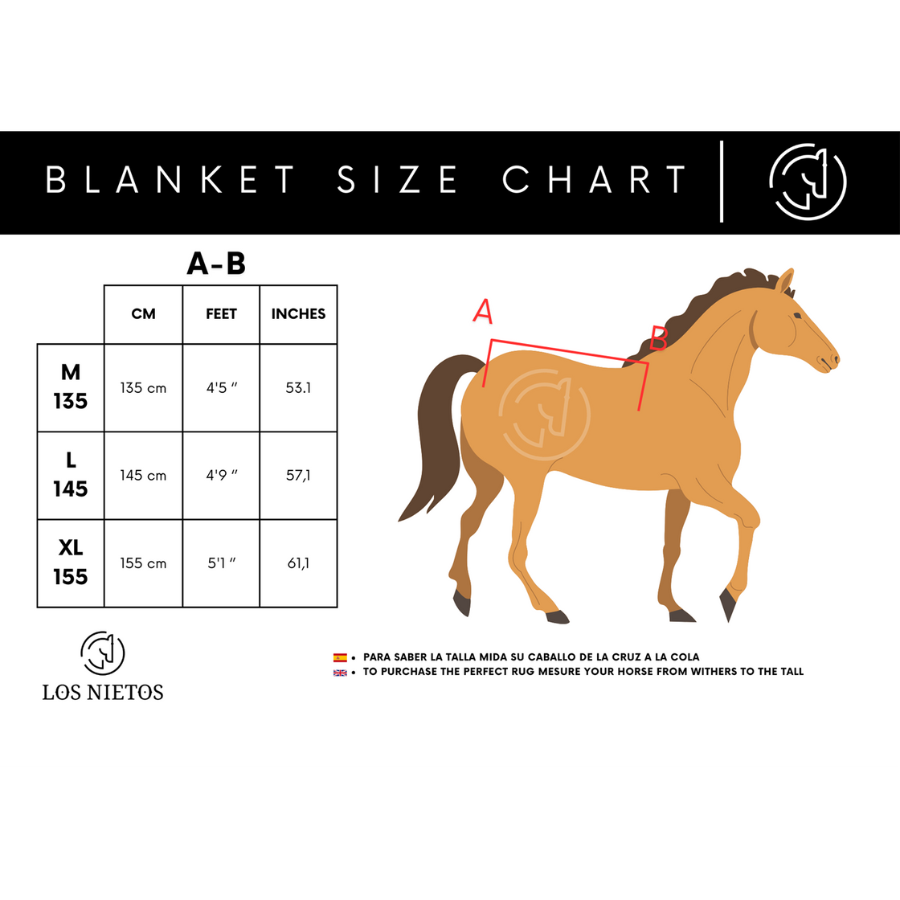 Cobertor impermeável para cavalo Los Nietos Selaria