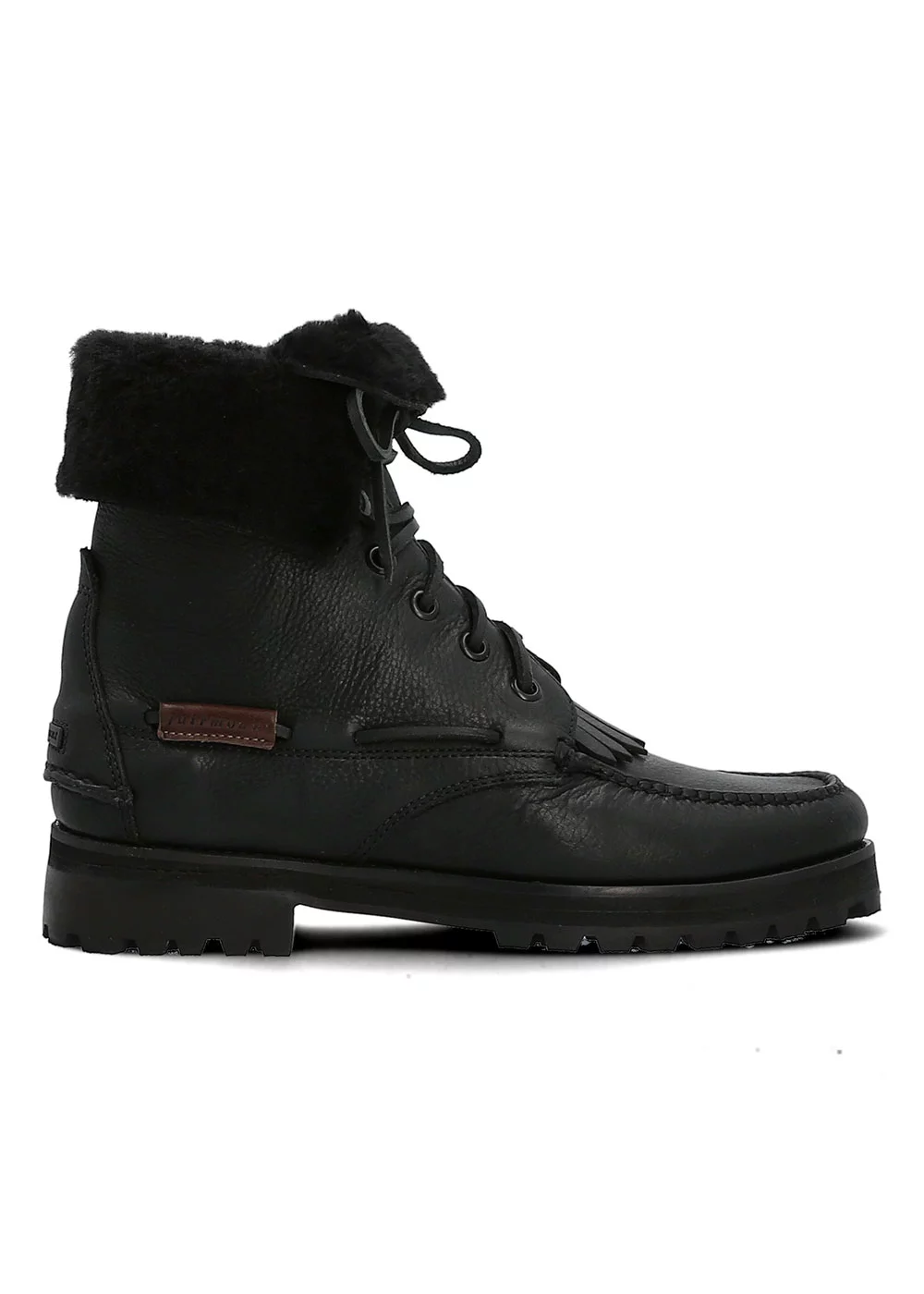 W LUG BOOT FUR NOIR