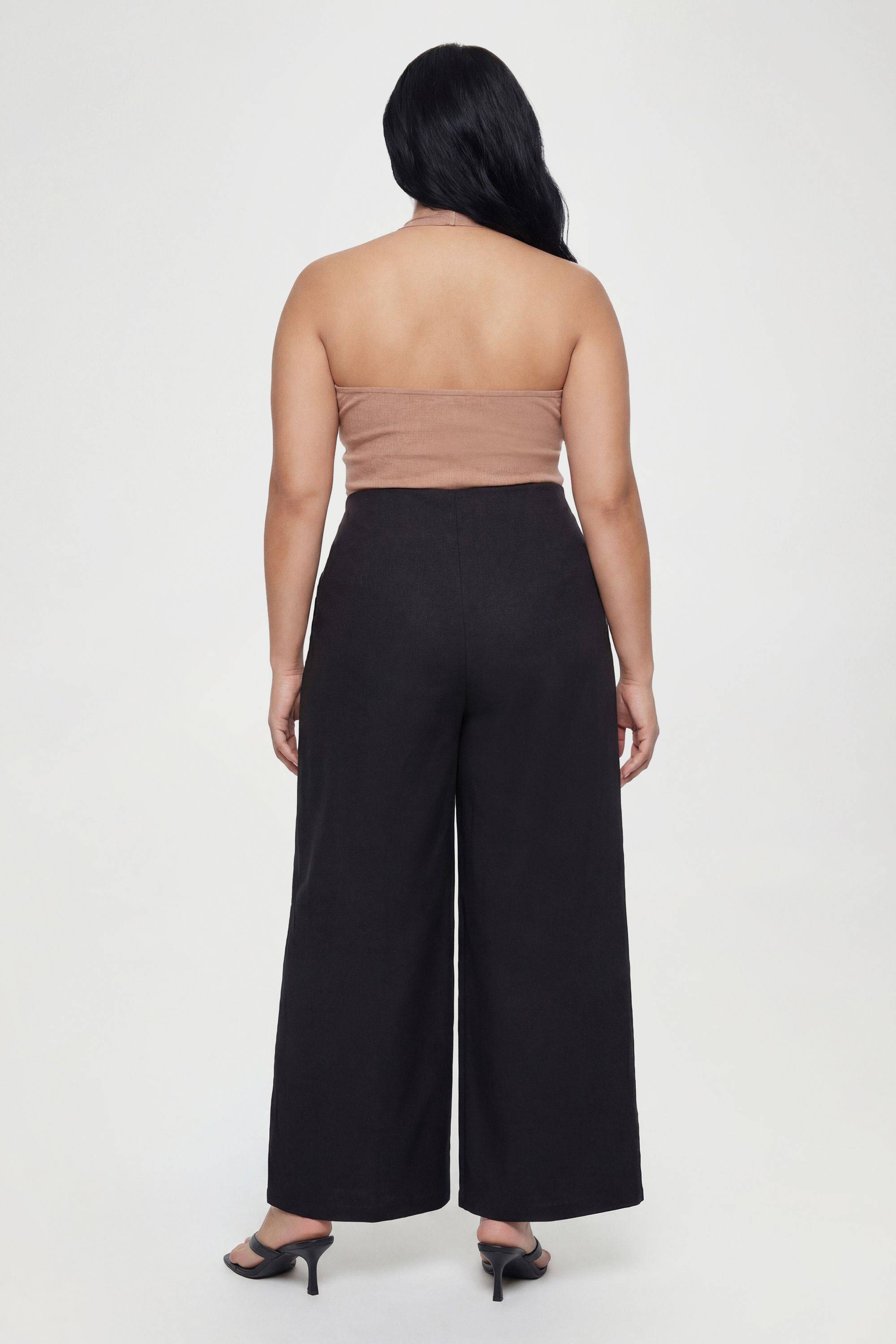 boohoo Pantalon À Pinces Devant Grande Taille