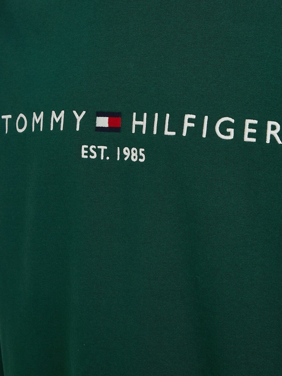 TOMMY HILFIGER<br>Suéter de gola redonda com o logotipo Tommy