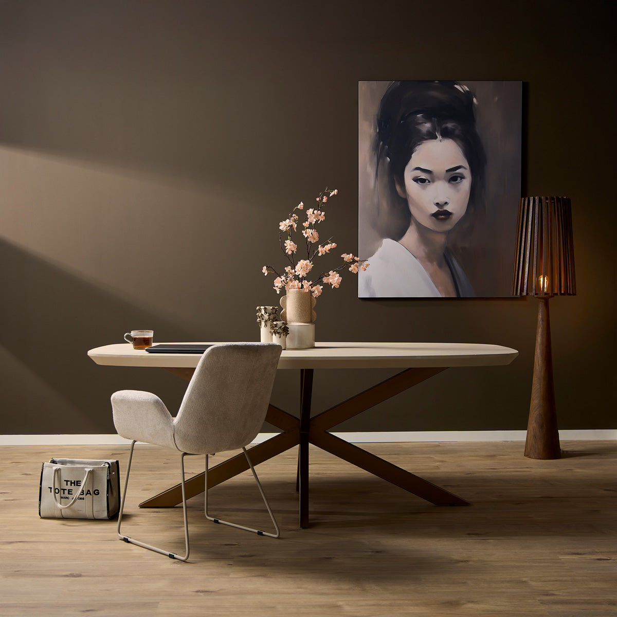 StarFurn - Eettafel Madison Zand 200cm Deens Ovaal