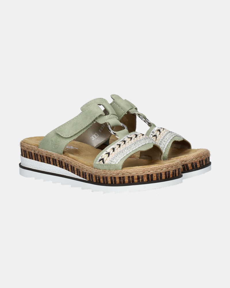Rieker Sandalen  - groen